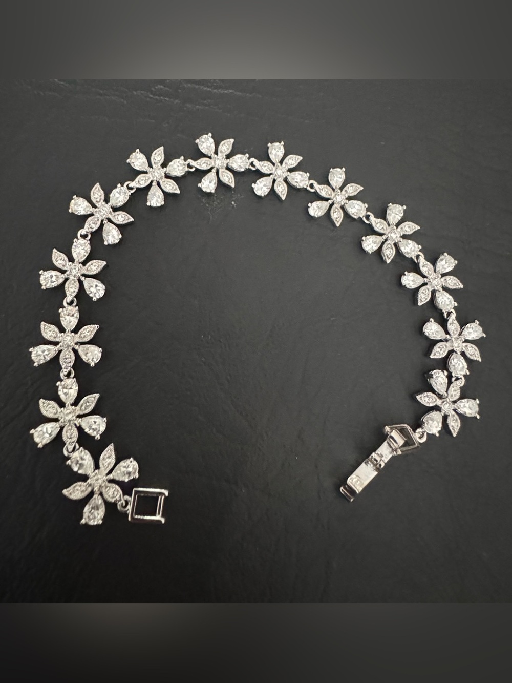 New Nadri Floral Crystal Bracelet